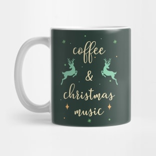 Coffee Lover Christmas Gift: Coffee And Christmas Music Mug